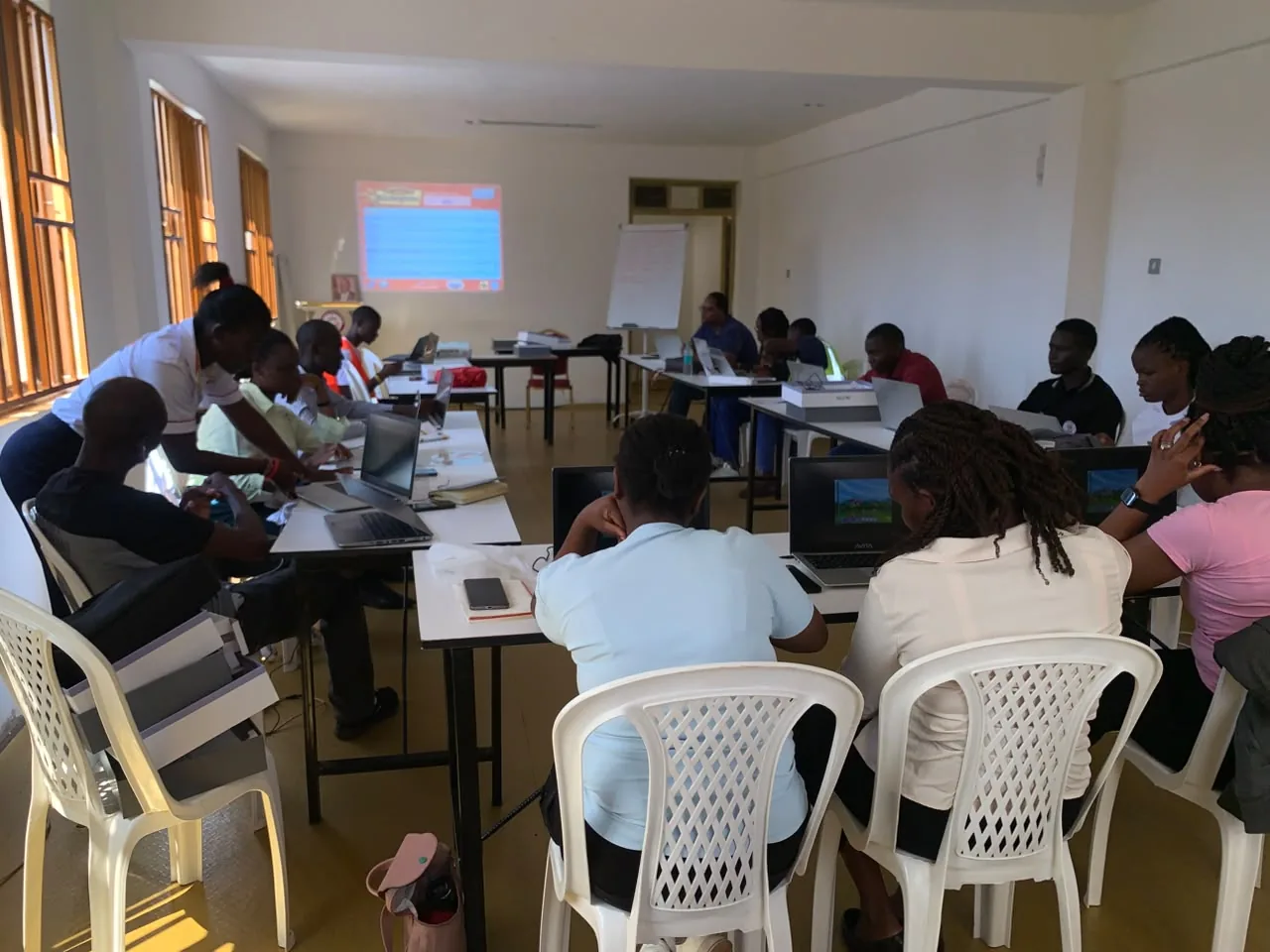 Educators and learners gathered at an event